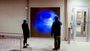 The ”Window Box” installation outside New Mexico Museum of Art’s Vladem Contemporary.